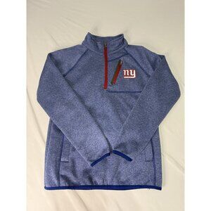 NFL TEAM APPAREL 1/4 Zip Long Sleeve Shirt Women’s Small NY GIANTS